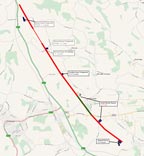 Map showing Construction Sites - click to Enlarge
